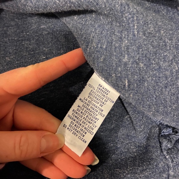 Men’s Blue Polo Quarter Zip - Picture 6 of 6